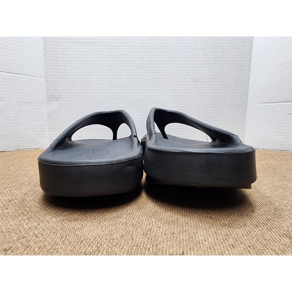 OOFOS Men's OOriginal Slip-On Light Weight Thong Sandals Black Mens 14 W16 - Picture 5 of 9